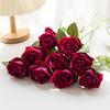 5/10pcs Artificialflower Silk Rose Long Branch Bridal Bouquet Wedding Home Vase Table Decoration DIY Gift Box Wreath Accessories