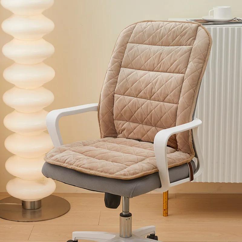 Elegant Luxury Style Thick Chair Pads with Back Support Cushion for Office Chairs Home Decor for Office Chair Multipurpose Use