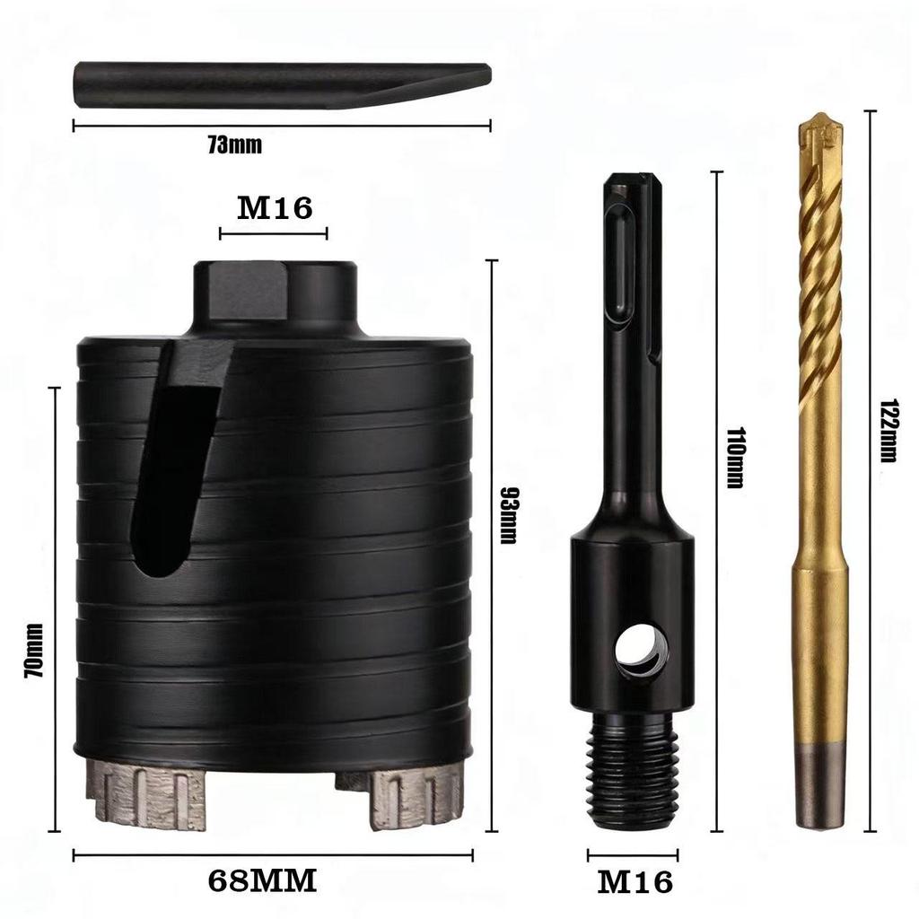 M16 Sintered Diamond Hole Opener Drill Bit for Dry Drilling