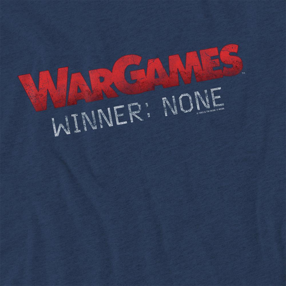 WarGames Unisex Adult No Winners Heather T-Shirt