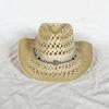 Fashionable Wide Brimmed Sun Hat With Openwork Braided Design Lightweight Paper Straw For Women Men Outdoor
