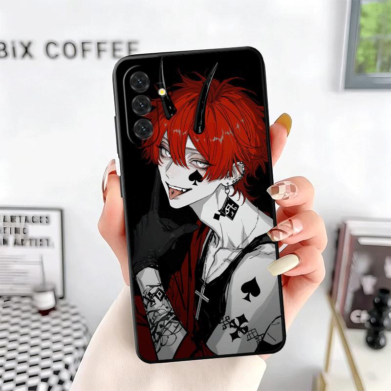 Devil Bad Boy Anime Style Soft Phone Case for Samsung A17 A37 A57 A16 A26 A36 A56 A15 A25 A35 A55 A14 A24 A34 A54 A13 A23 A33 A5
