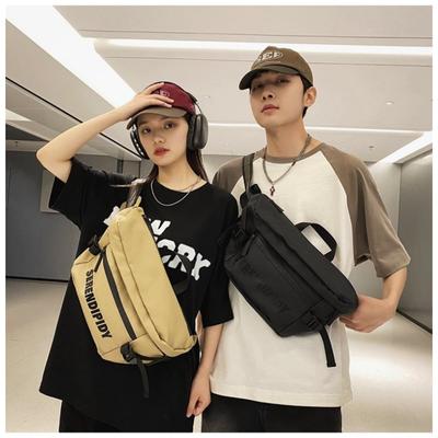 Marca Tide Feminina Grande Capacidade Couper Cross-body Chest Packs Homens Japonês Multifuncional Lazer Esportes Ombro Pochete