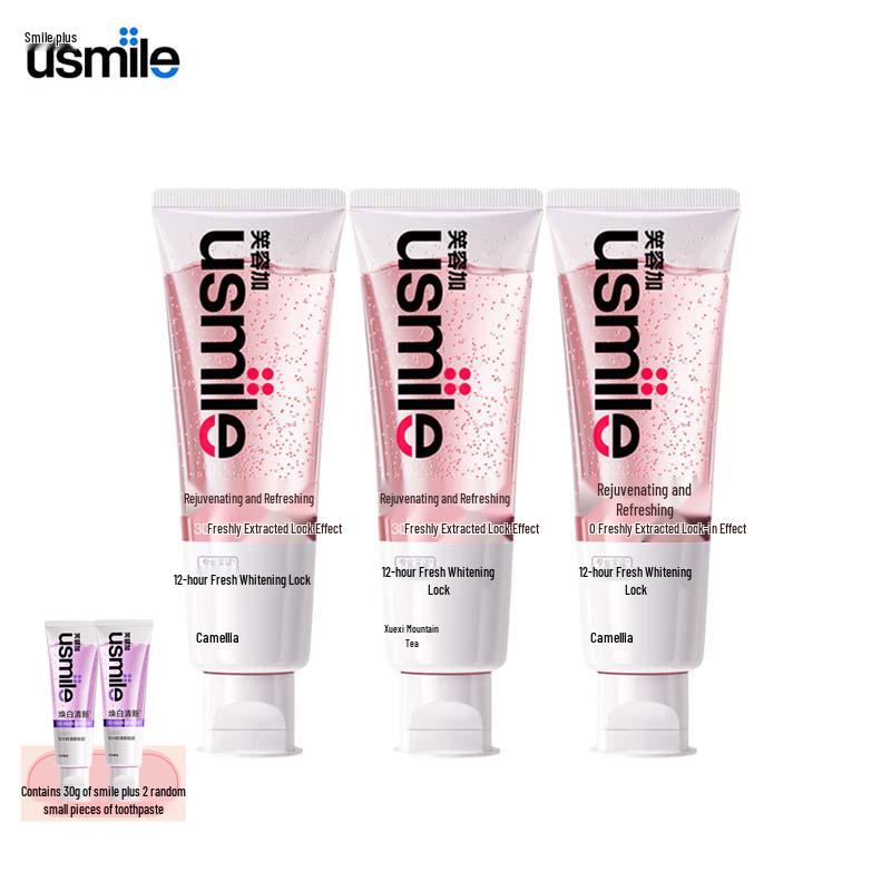 Usmile Snow Camellia Whitening Toothpaste Set