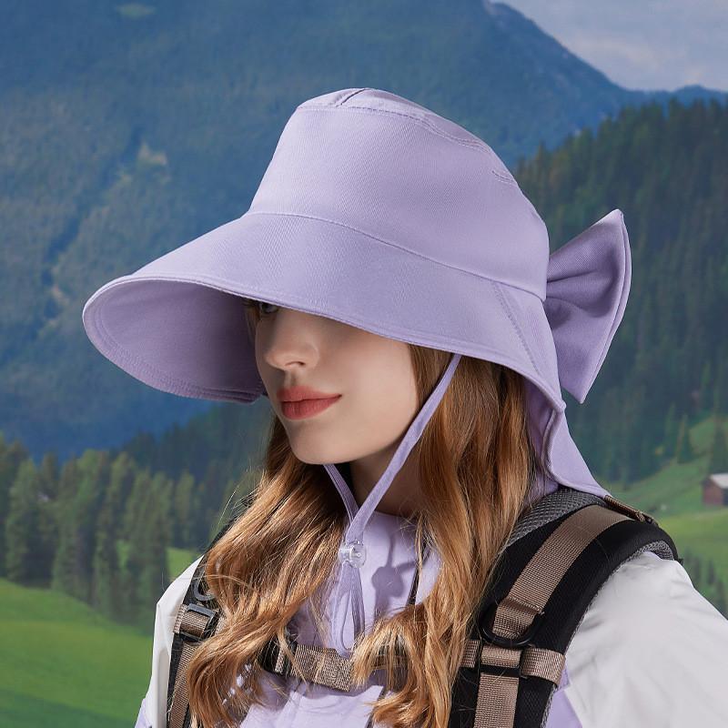 Summer Outdoor Fashion Hat With Sunshade And Neck Protection For Women