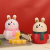 Household Automatic -Up Rabbit Toothpick Box Plastic Dust-proof Toothpick Holder Press Design Toothpick Dispenser Restaurant
