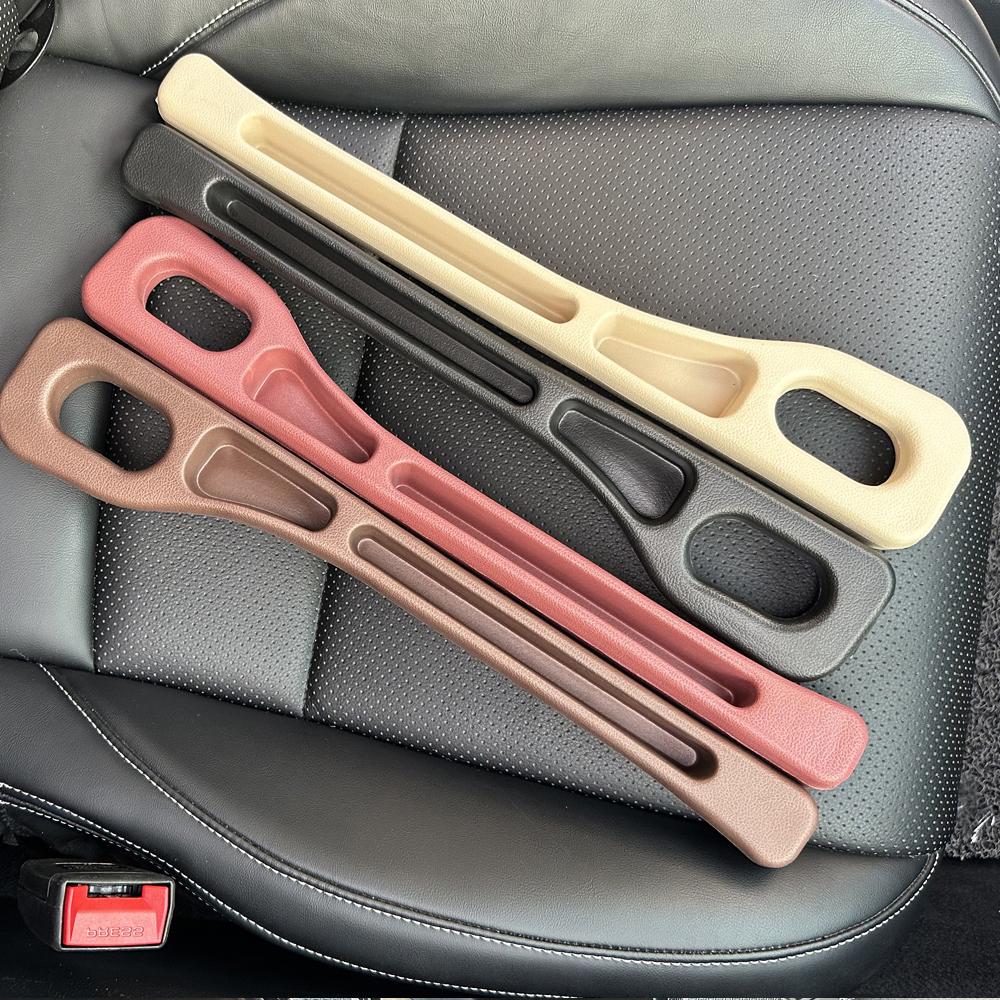 Car Seat Gap Filler, Center Console Organizer 2-Pack, Storage Slots, Auto Interior Decoration, Center console Trim Accessories