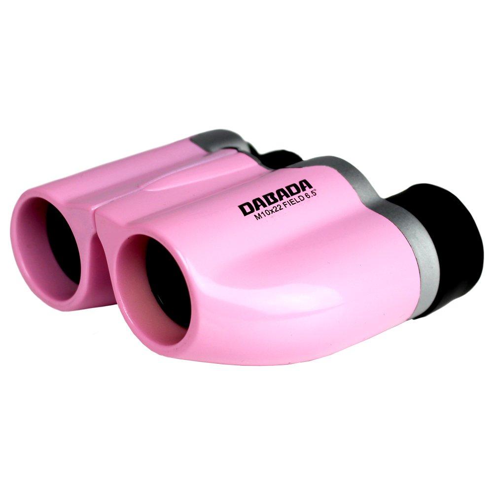 

DABADA 10x Lightweight and Opera Glasses with Two Straps Binoculars, Compact, (Pink) рожевий