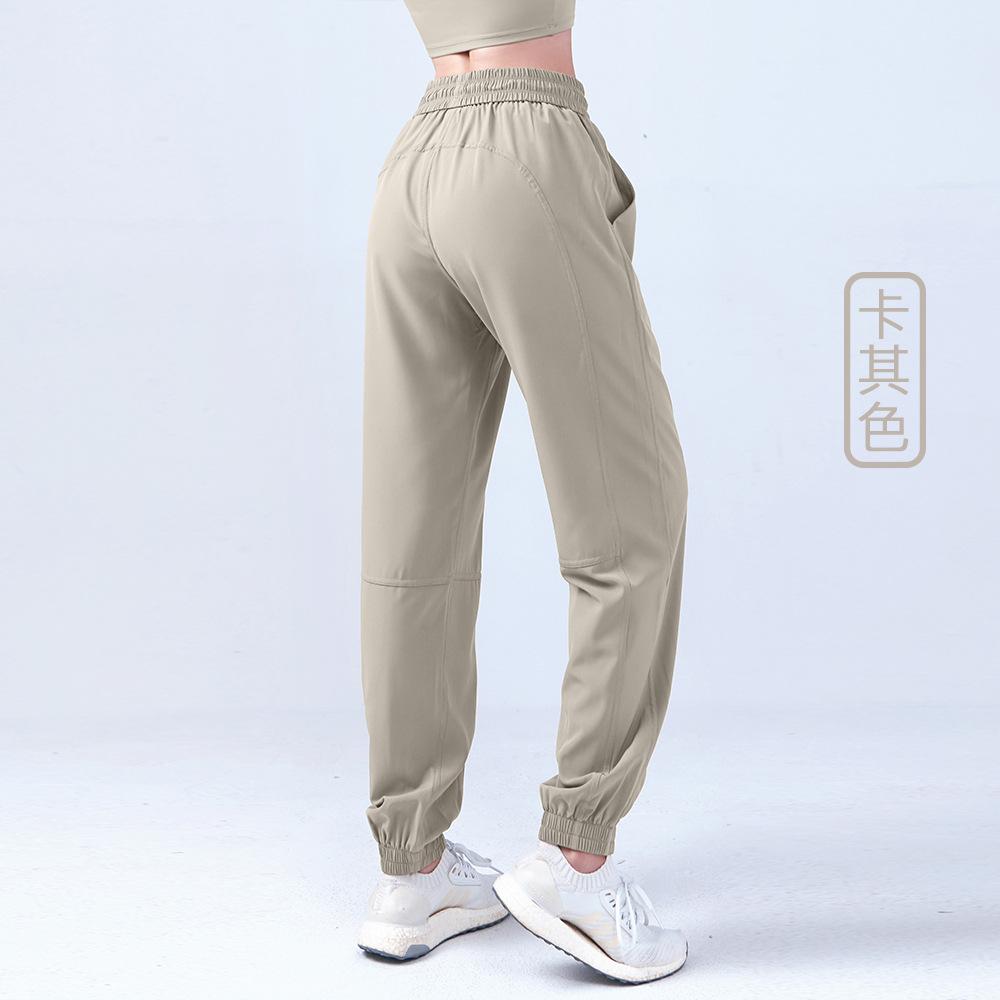 Sweatpants Wow Summer Ins Wind Adjustable Fitness Pants, Light, Quick-drying, Cool, Sun Protection, Loose Casual Trousers