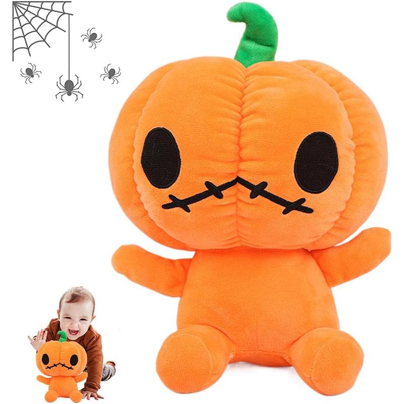 30cm Spooky Holiday Pumpkin Plush Toy Celebration Festival Cotton Gentle Pumpkin Stuffed Dolls designed for Children Spooky Holiday Xmas Birth Date