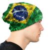 Coole Winter warme Damen Unisex Strickmützen Unisex Erwachsene brasilianische Flagge Skullies Beanies Caps Brasilien Motorhaube Hüte