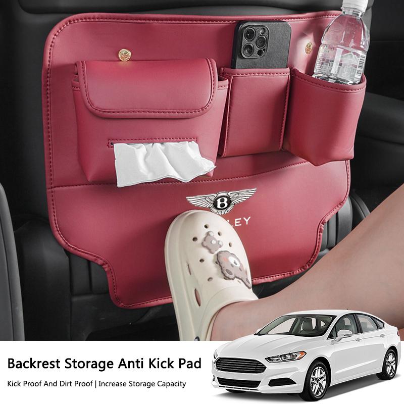 2Pcs Car Seat Anti-Kick Anti-Dirty Protection Pads For Bentley Continental GT MULLINER Bentayga Flying Hurtling Spur Accessories