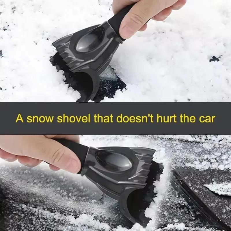 Car Windshield Snow Shovel Ice Scraper Tool for Removing Snow Frost from Windows Doors Winter Cleaning Accessories Durable