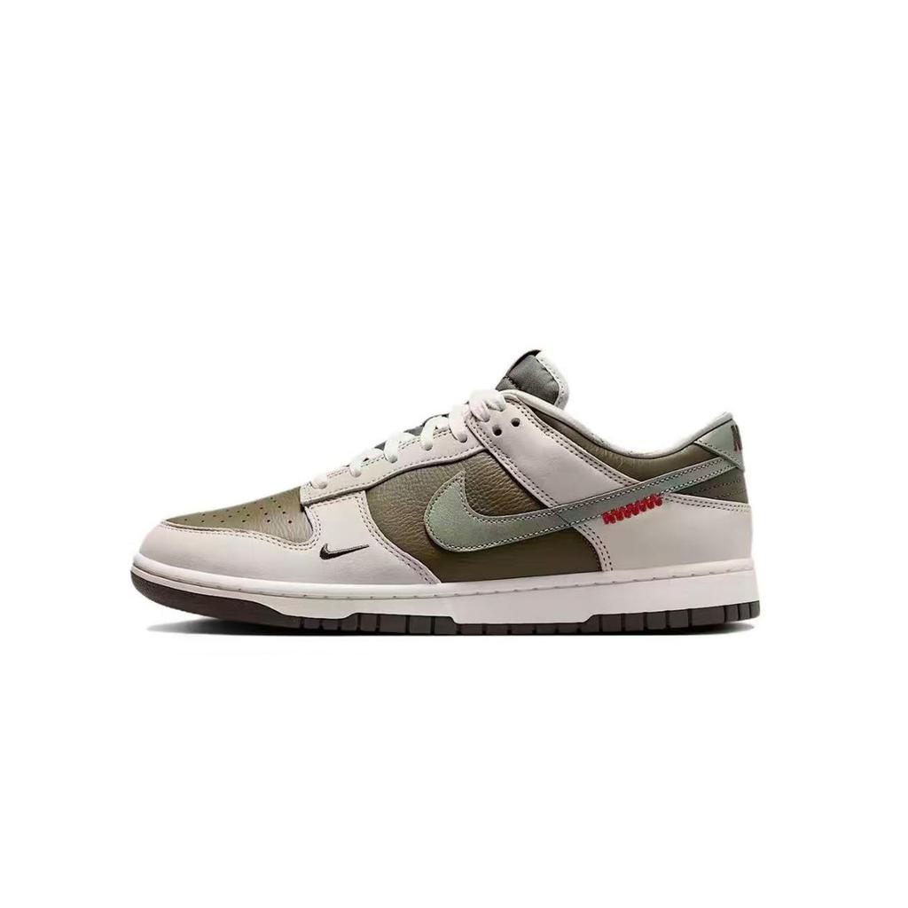Nike Dunk Racing Abrasion Resistant Abrasion Resistant Low top Skateboard Shoes Unisex Black And White Gray Green HV5980-231(Team619-)