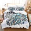 Animal Digital Printing Three-Piece Home Textile Bed Sheet Kit 3D Three-Dimensional 90G Grinding Four-Piece Set