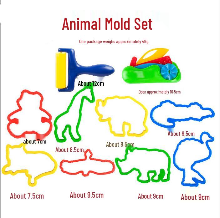 Children's DIY Color Clay Craft Kit: Includes Leather Clay, Glue Machine, Needle Cylinder, Noodle Maker, Dessert, Cake, and Bread Making Tools.