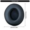 Earpads Ear Cushions From Memory Foam and Protein Leather For Wireless Earphones Wireless On Ear Headphones Noise Isolation