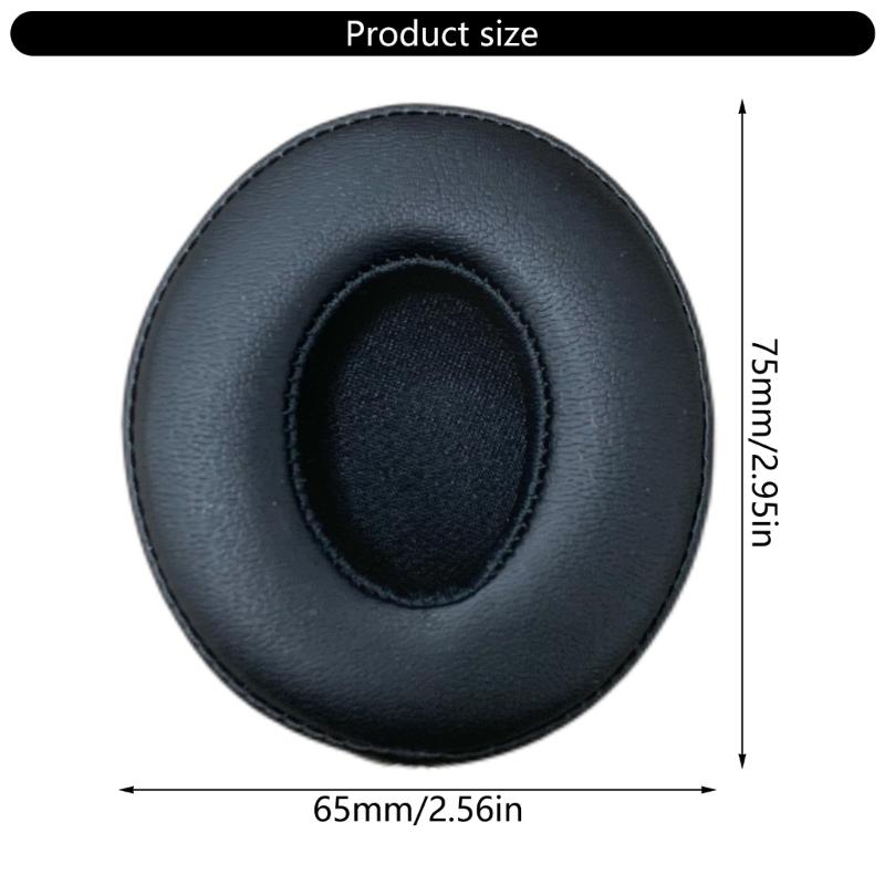 Earpads Ear Cushions From Memory Foam and Protein Leather For Wireless Earphones Wireless On Ear Headphones Noise Isolation