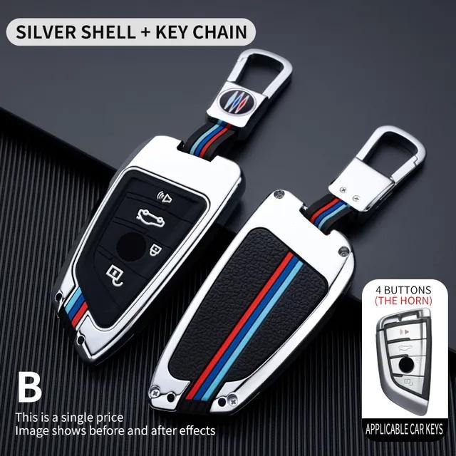 Kryt pouzdra na klíče ze slitiny zinku pro BMW X1 X3 X4 X5 X7 X8 520d 525i 530i 630i 730Li 740Li M750Li 840i M850i 30i 40i 45e