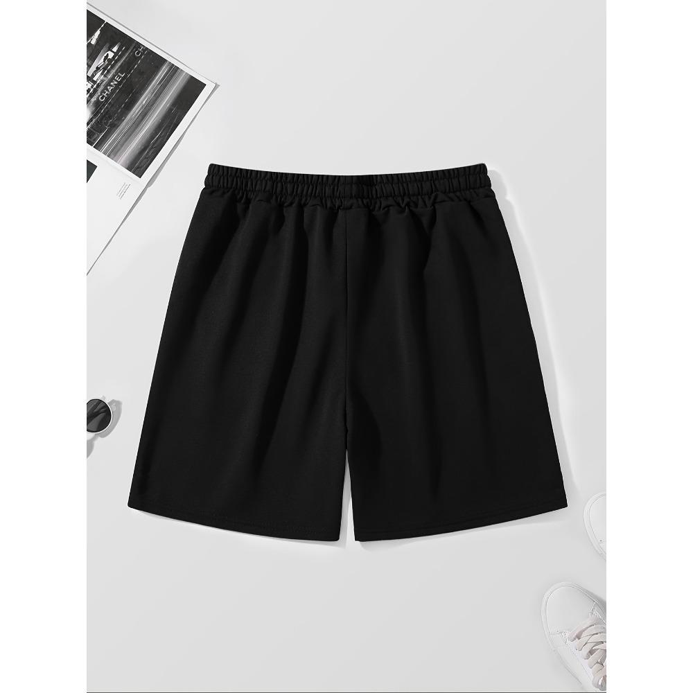 Edgy Boyfriend Style Summer Printed Shorts Men's Loose Straight-Leg Sports Five-Point Versatile Casual Mid Pants