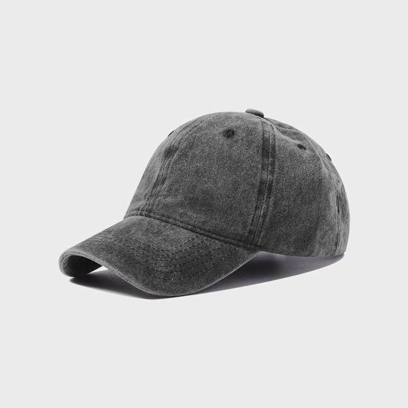 Baseball Cap Women Men Hat Vintage Washed Cotton Soft Top Denim Cloth Dad Hat Casual Sport Trucker Cap Solid Color Adjustable
