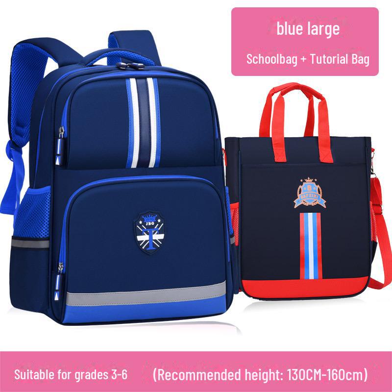 Waterproof Lightweight Backpack for Primary School Students, Ages 6-12, Grades 1-6
