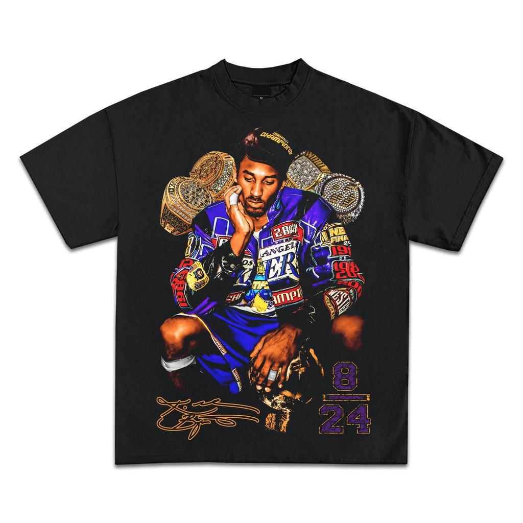 Pop Culture Vintage Graphic TShirt Collection American Rap Basketball Streetwear HipHop Y2K Premium Qua Men Clothing Short