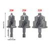 High Speed Steel Helical Drill Bits Hex Shank for Water Pipe Repair and Reaming 15~31mm Fits All Drills