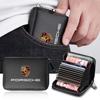 Leather Car Driver's License ID Card Bank Card Wallet Car Styling For Porsche Boxster Cayenne Panamera Macan Cayman 911 918 996 917 991