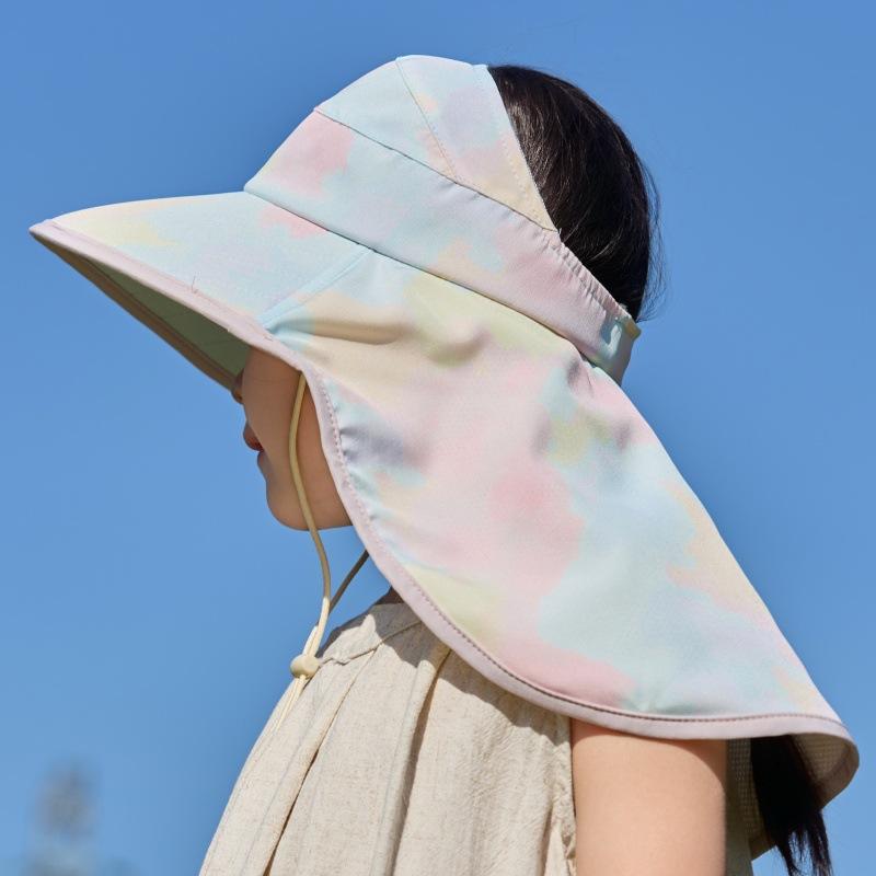 

Детская УФ-защитная шляпа-ведро для мальчиков и девочек, постепенно меняющая цвет, детская шляпа-шаль с пустым верхом Adjustable (48cm-54cm) зелёный