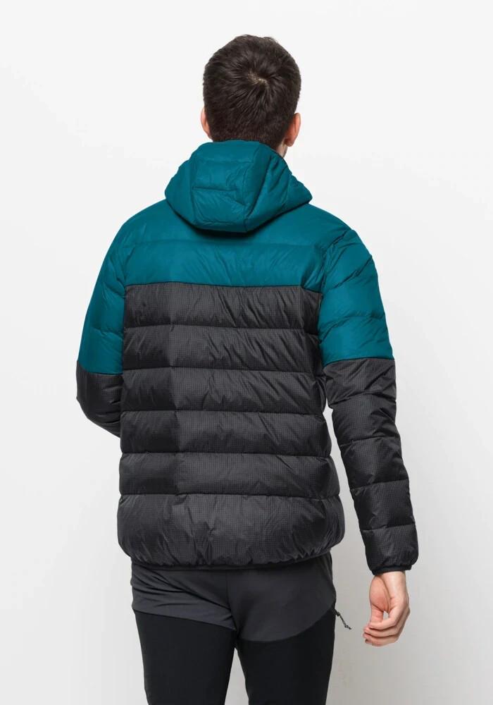 Jacket Jack Wolfskin Dna Tundra Down Hoody M Blue Coral