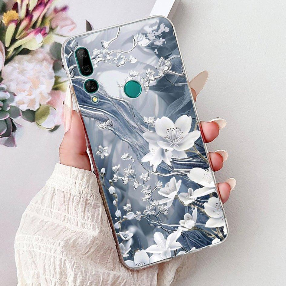 For Huawei Y9 Prime 2019 Case STK-L21 STK-L22 STK-LX3 Cover Popular Flower Soft TPU Phone Case For Huawei P Smart Z Y9 2019 Capa