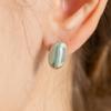 Stratum Oval Ceramic Earring (BG)
