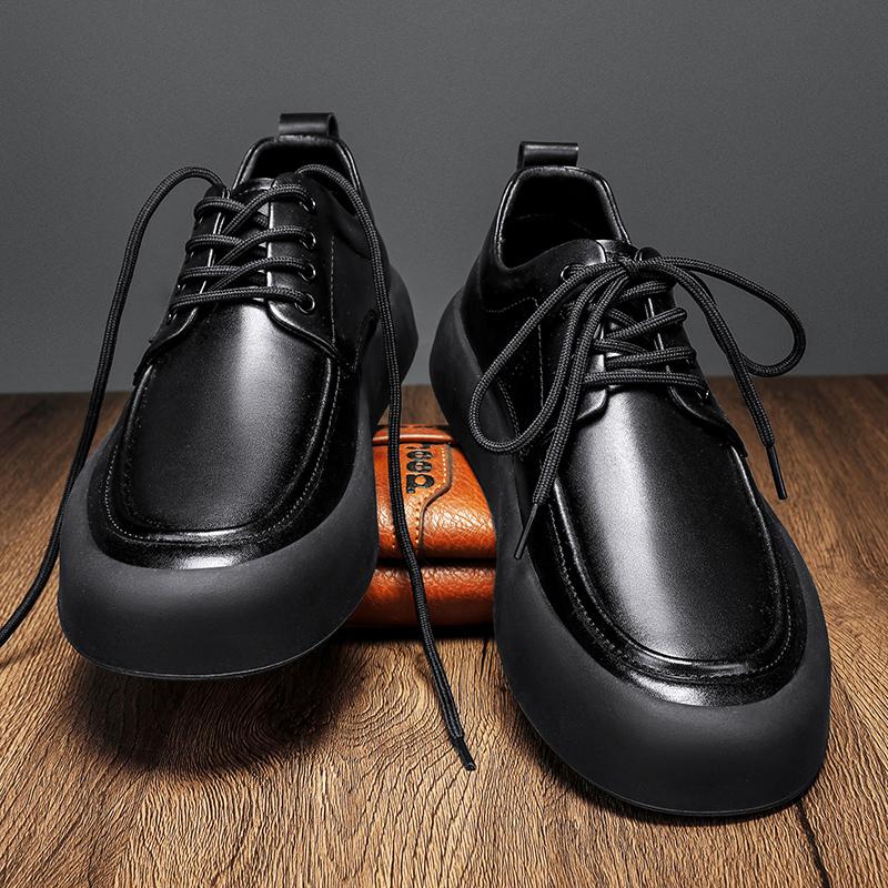 New Mens Business Shoes Luxury Brand Outdoor Work Casual Shoes New Male Dress Shoes Fashion Genuine Leather Formal Footwear 2024
