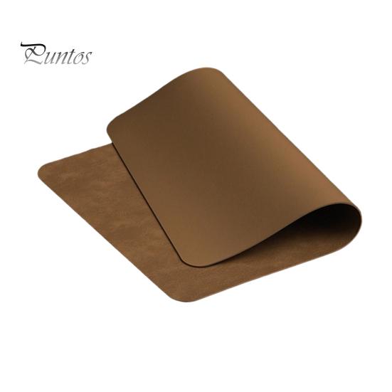 Bowl Holder Mat Faux Leather Placemat Waterproof Heat-Resistant Non-slip Heat Insulation Dishwasher Coffee Stain Prevention Safe Rectangle Dining