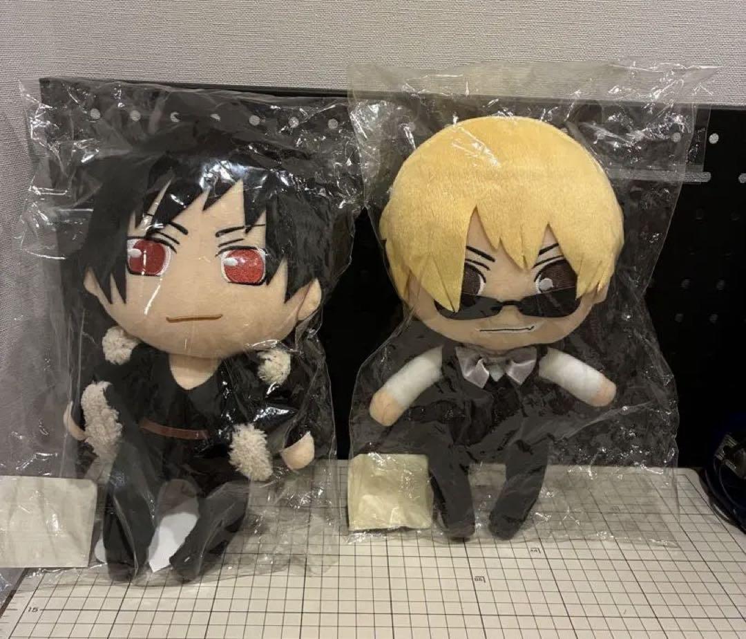 

[USED] Durarara Plush Toys Izaya and Shizuo Movic
