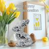 3D Printing Disco Ball Handmade Mirror Rabbit Easter Decoration Glitter Rabbit Decorative Festive Reflective Easter Decor