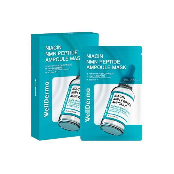 Wellderma Niacin NMN Peptide Ampoule Mask × 10 Sheets