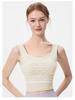 Damen High-Impact Mesh Sport-Tanktop mit integrierten Cups - Frühling/Sommer Yoga- & Lauf-Top