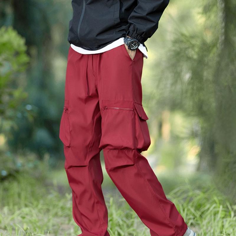 New Spring and Autumn Casual Pants Pants Men's Outdoor Overalls Waterproof Pants Men's New Handsome Straight.