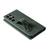 For Samsung Galaxy S24 Ultra Leather Case Wristband Design Stand Phone Cover
