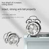 Night Light Twin Bell Alarm Clocks Metal Frame Battery Operate Loud Desk Table Alarm Clock for Bedrooms Bedside