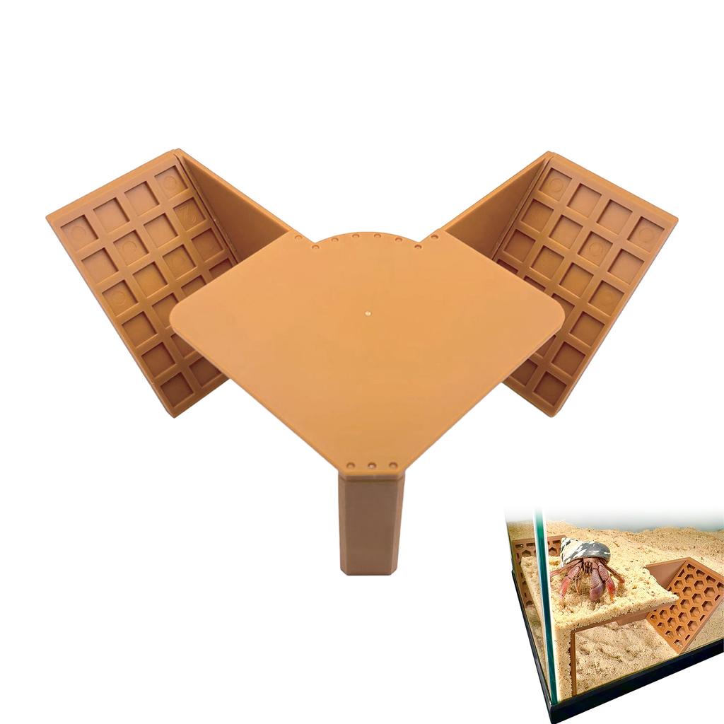 Hermit Crab Habitat Tunnel Cave Hidden Corner Environment Decoration Made Of Eco Friendly Resin For Reptile Tank Hide Setup