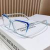 Large Frame European & American Anti-Blue Light Fashion Reading Glasses for Women