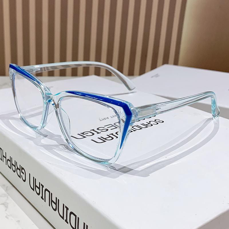 Large Frame European & American Anti-Blue Light Fashion Reading Glasses for Women