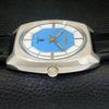 ALLWYN HAND-WINDING 6300A VINTAGE INDIA MENS BLUE COLOR DIAL WATCH a703946-1