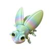 3D Printed Firefly Ornament Cute Magnetic Firefly Figurine with Glow-in-the-dark Tail Colorful Firefly Refrigerator Magnet for Home Decor Fun Gift