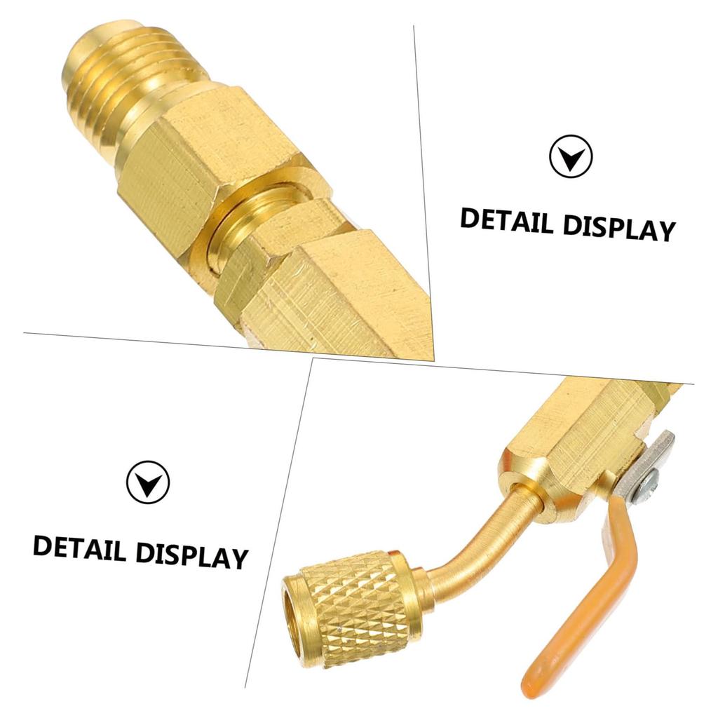 SUPVOX 3pcs Ball Valve Air Hose Vacuum Para Kit Leak Detector Spark Air