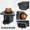 Turbo Solenoid Valve Compatible with BMW X3 X4 X5 X6 1 2 3 4 5 6 7 Series Replacement for 11657590581 11657601058 11657602293 Turbocharger