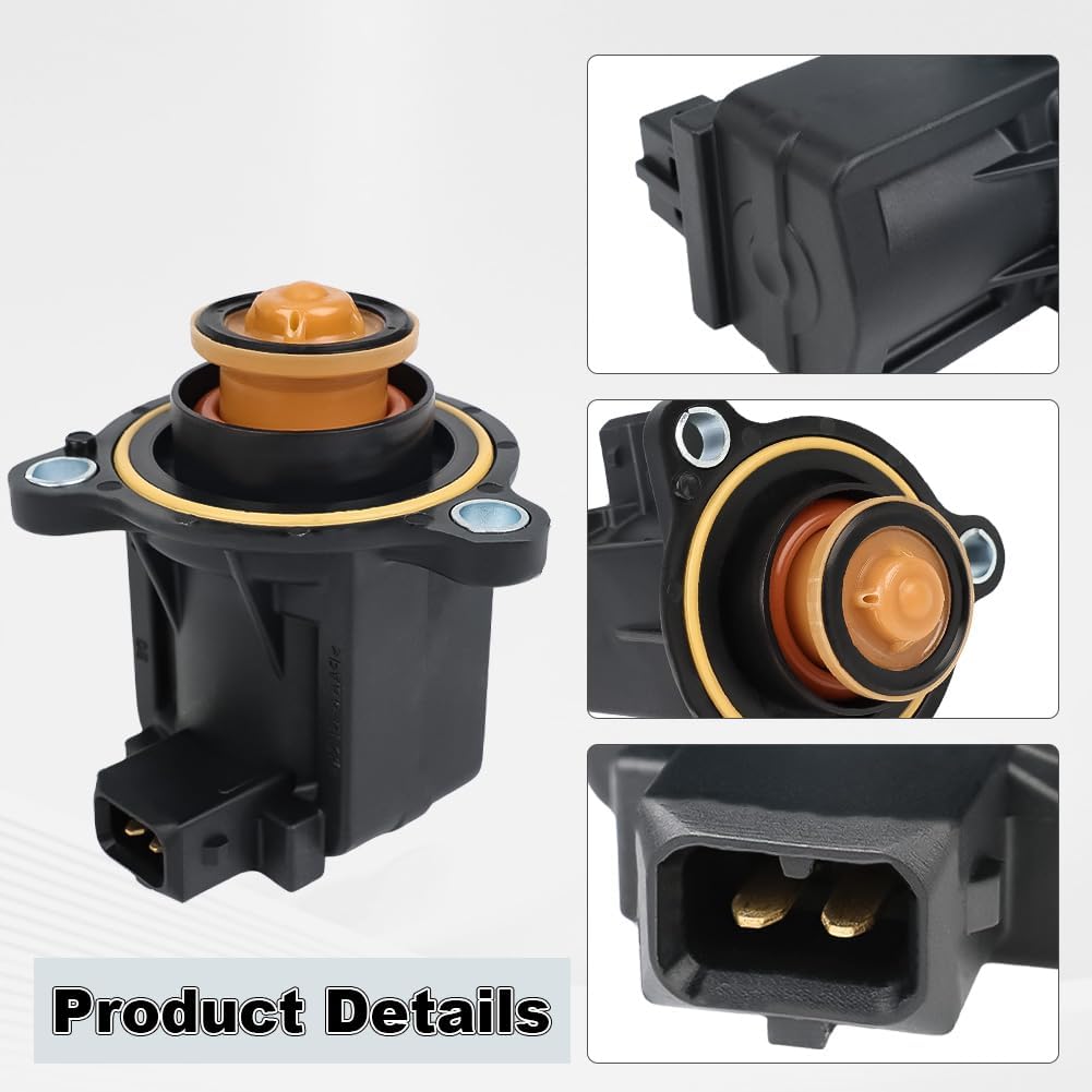 Turbo Solenoid Valve Compatible with BMW X3 X4 X5 X6 1 2 3 4 5 6 7 Series Replacement for 11657590581 11657601058 11657602293 Turbocharger